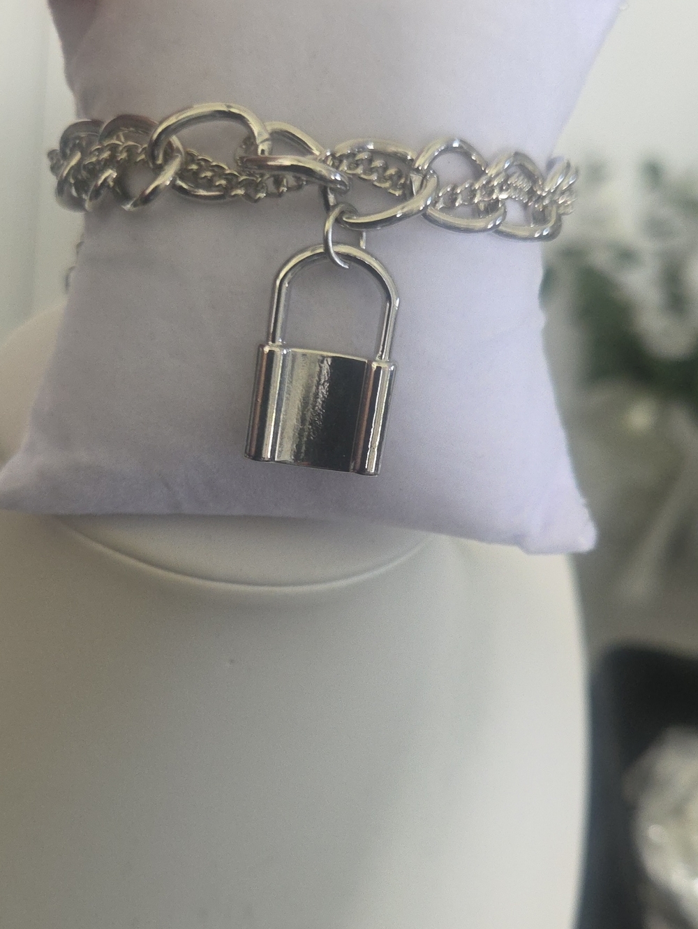 Paparazzi Watch The Lock Silver Bracelet NWT